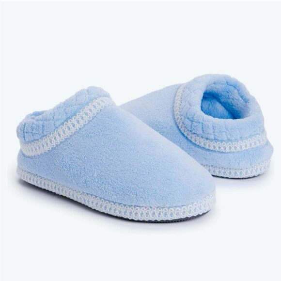 Muk Luks Shoes - Muk Luks Slippers Micro Chenille Freesia Blue Women’s Size M (7/8)